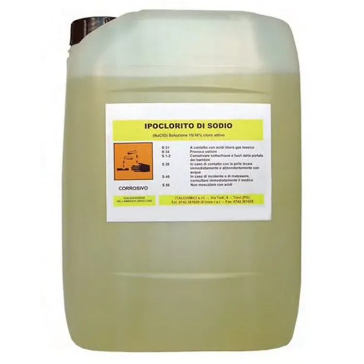 Ipoclorito di Sodio V. 14/15%